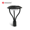 Waterproof photocell landscape led street lights 60w 100w 150w post top led lighting fixture post top lights modern